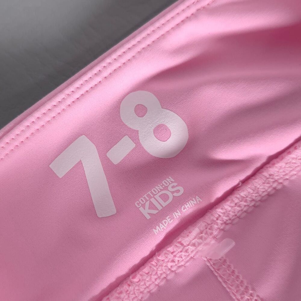 COTTON ON Kids Pink Pleated Tennis Skort Skirt Shorts Girls 7-8 Athletic - Picture 3 of 11
